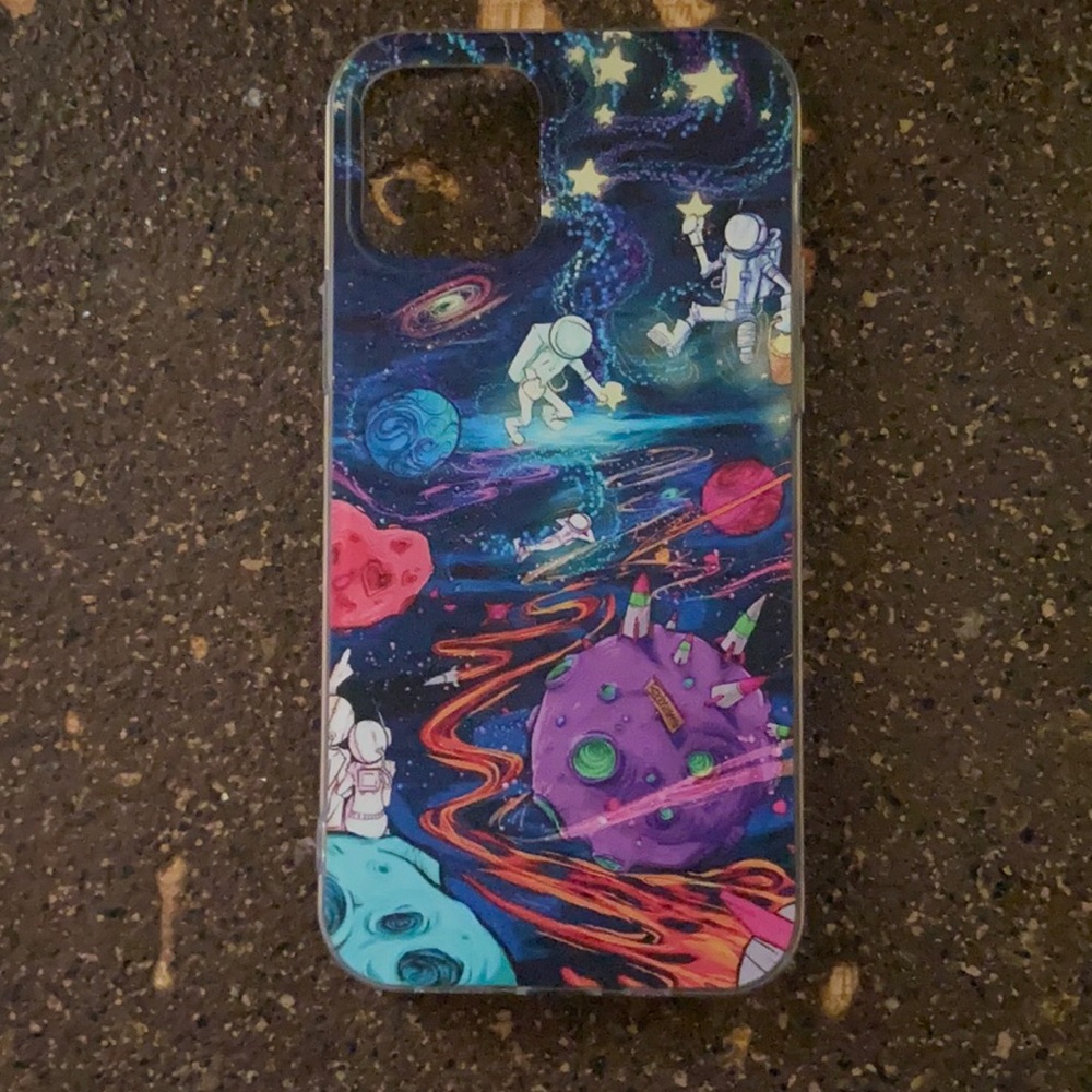 New Astronaut Planet Space iPhone 12 / iPhone 12 Pro Phone Case